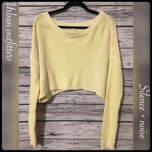 Urban Outfitters Sweaters - Urban outfitters silence + noise cropped sweater